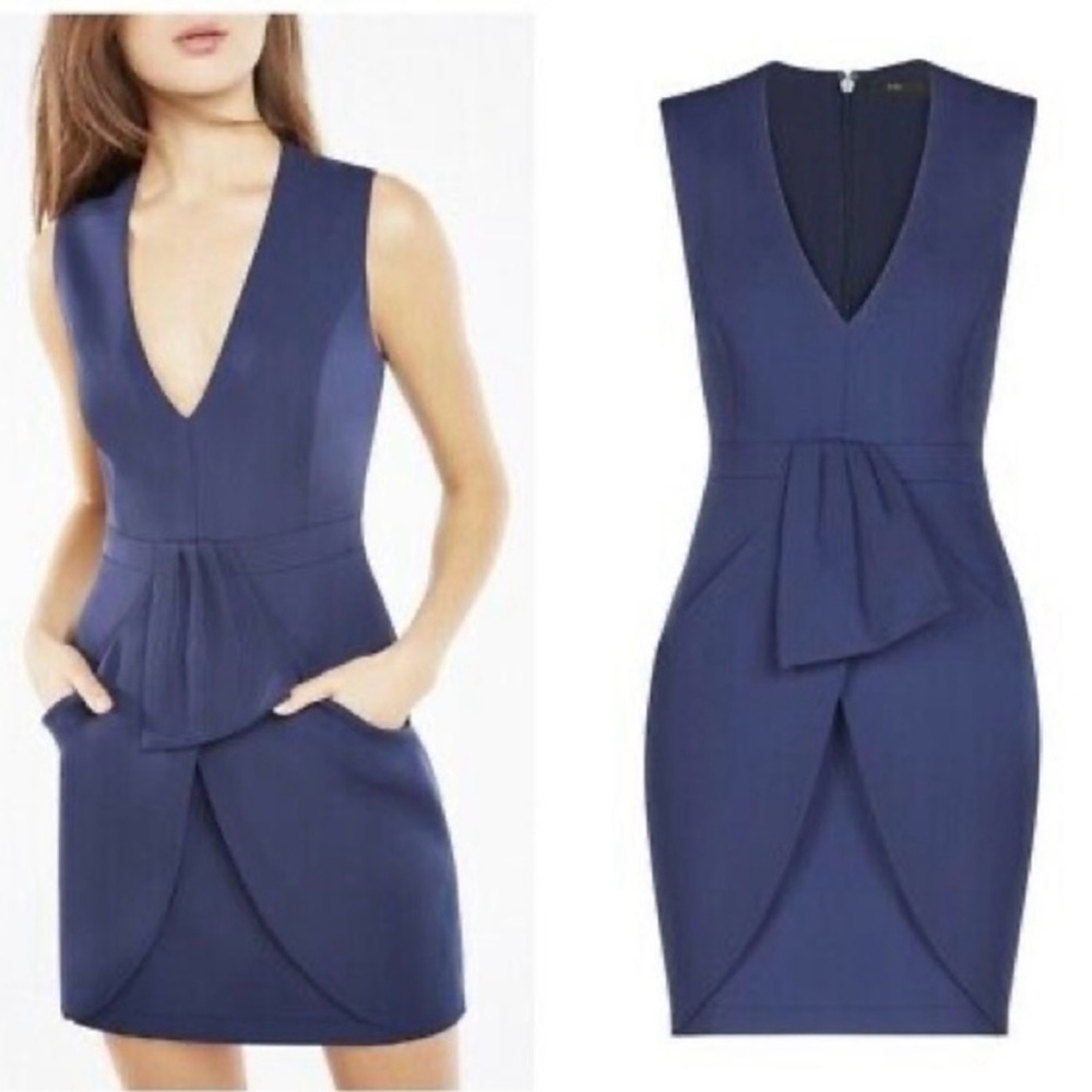 BCBGMaxAzria "Clare" Dress in Dark Navy